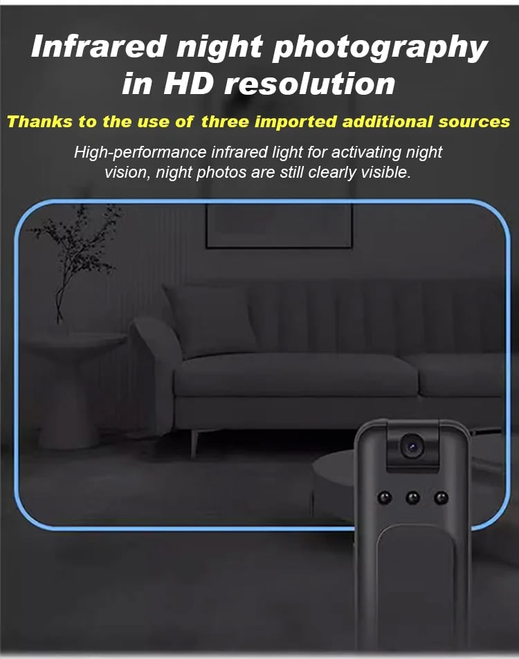 Wireless WiFi Recording Pen —HD Video & Audio Recorder