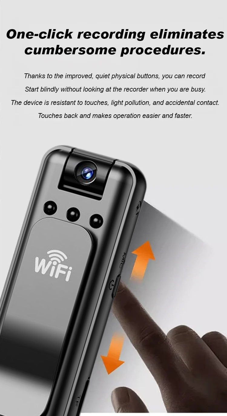 Wireless WiFi Recording Pen —HD Video & Audio Recorder