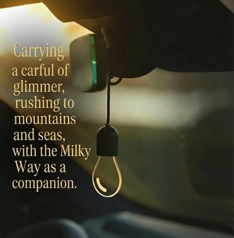 Luminous Car Interior Pendant Light