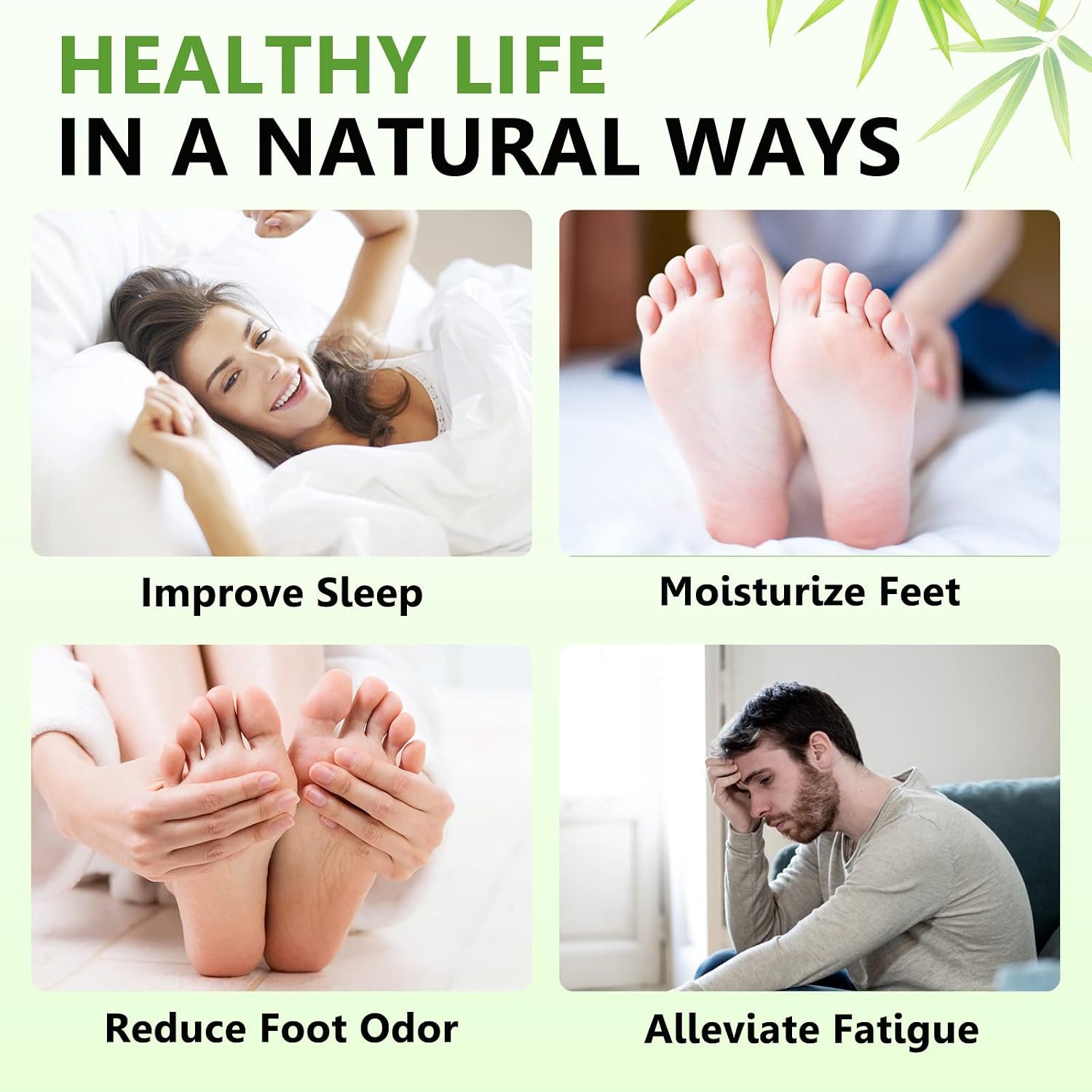 Deep Cleaning Bamboo Foot Patch