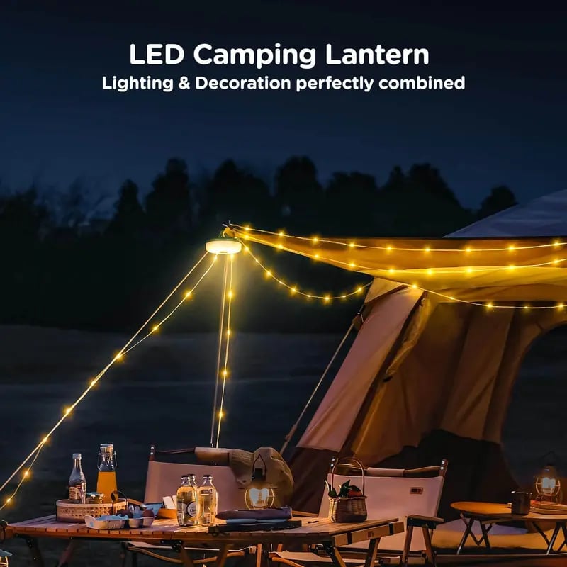 4 in 1 Camping String Lights