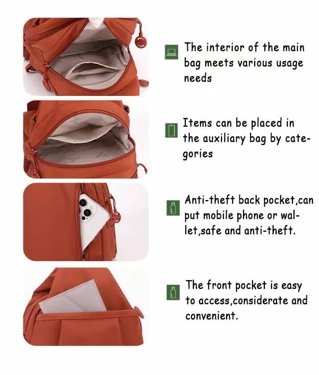 3 in 1 Anti-Theft Travel Tote Bag