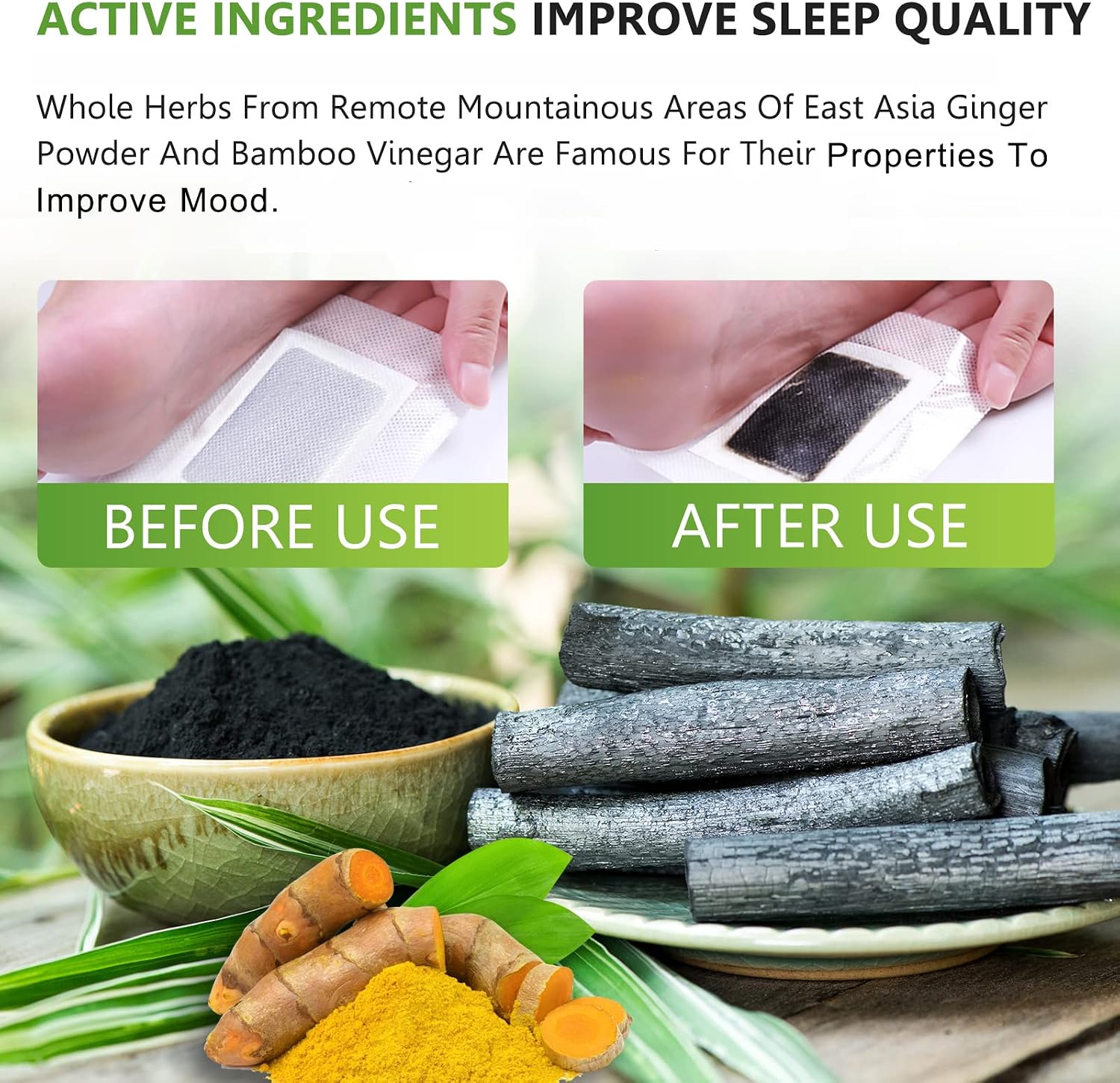 Deep Cleaning Bamboo Foot Patch