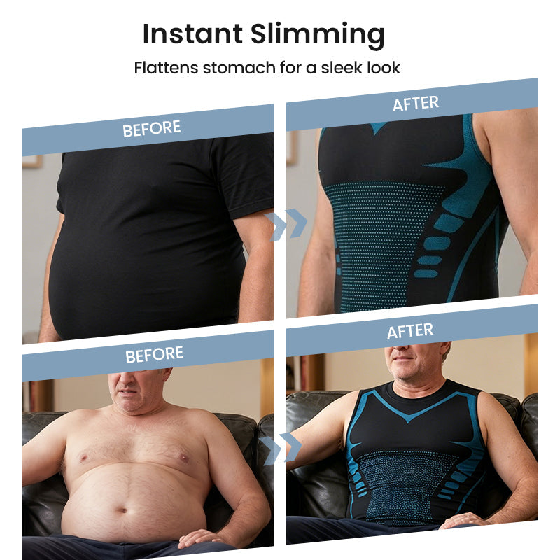 ⏰🔥LIMITED TIME 50% OFF!🔥 Ionic Shaping Vest – Cooling compression, smooths belly & love handles. Invisible under shirts. Feel confident again! 💪✨