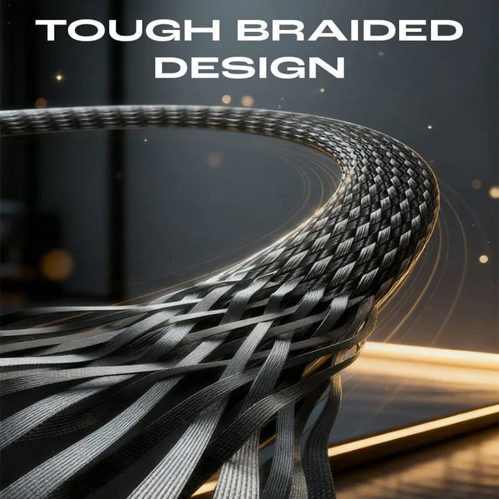 Adjustable Phone Stand with Flexible Support Cable