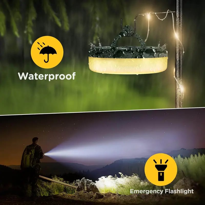4 in 1 Camping String Lights