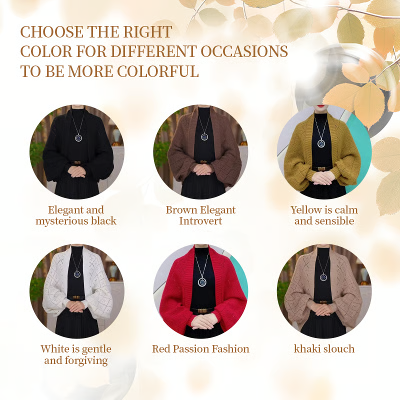 Women's Knit Shawl Cardigan