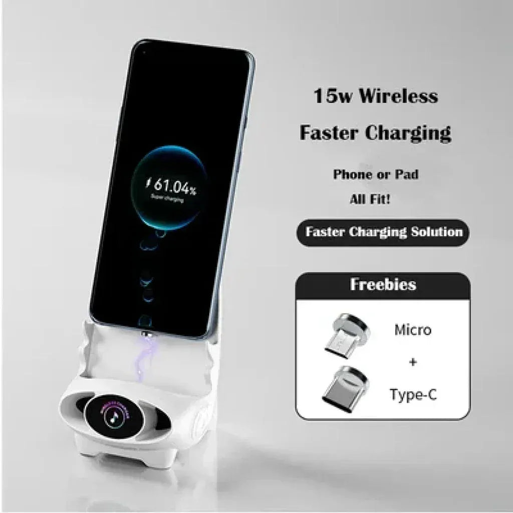 Mini Chair Wireless Fast Charger & Multifunctional Phone Holder