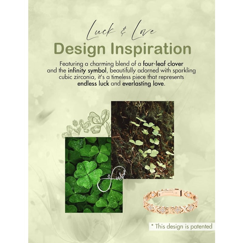 Infinity Clover Copper Bracelet — Luck, Love & Everyday Elegance