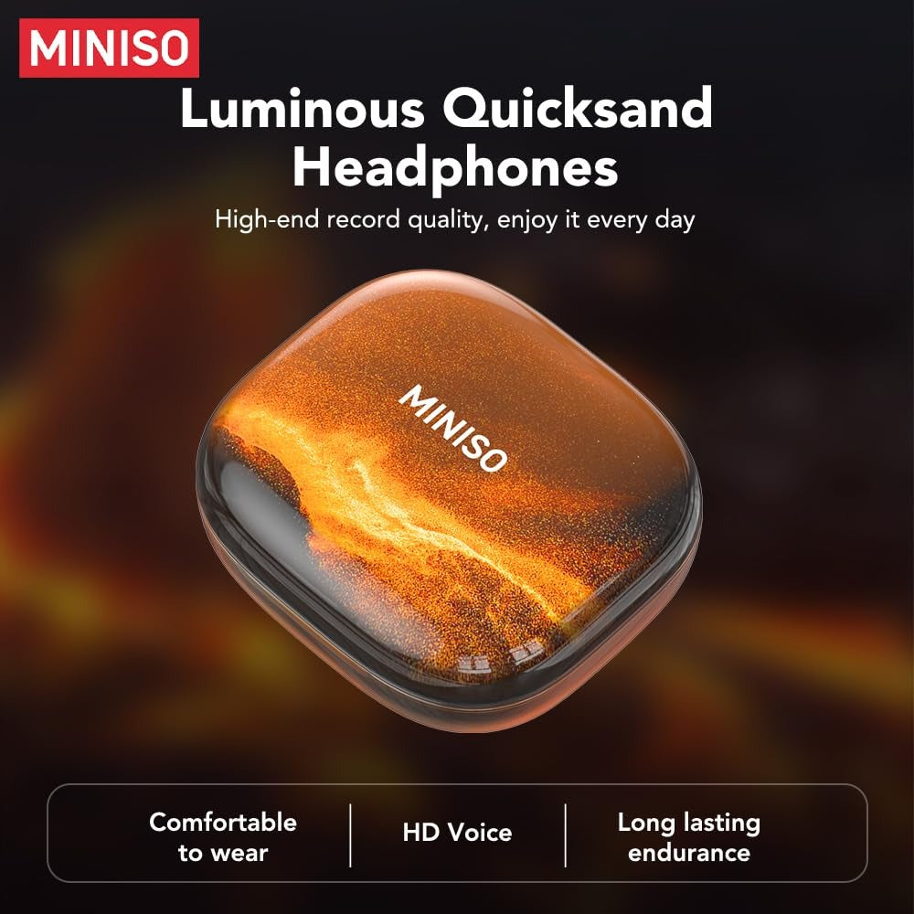 MINISO Wireless Earbuds – Waterproof | Long Battery Life | Sports Design