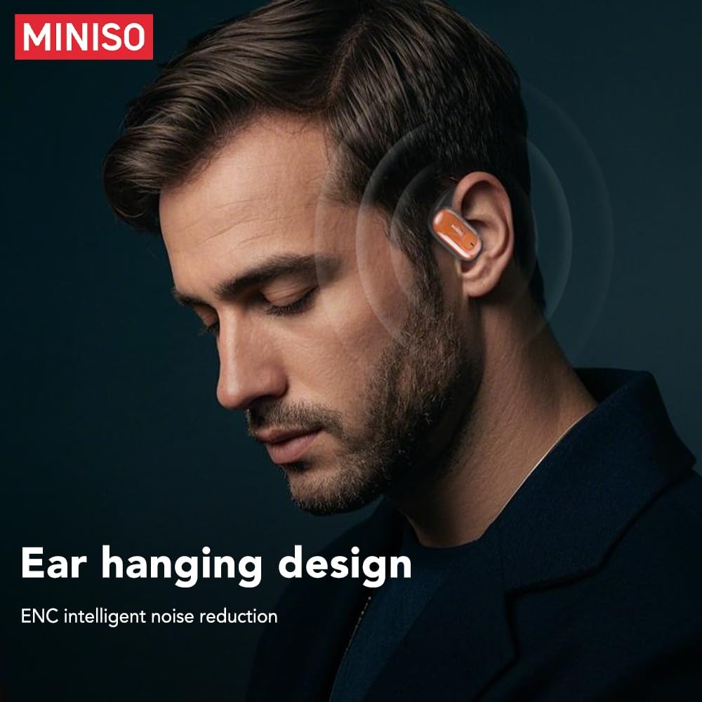 MINISO Wireless Earbuds β Waterproof | Long Battery Life | Sports Design