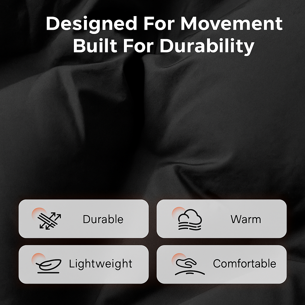 π§₯ Men's Warm Patchwork Winter Hoodie