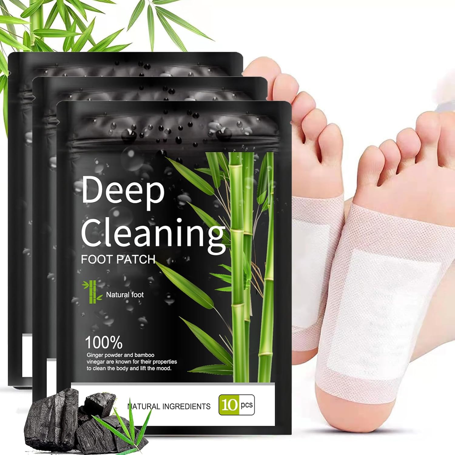 Deep Cleaning Bamboo Foot Patch