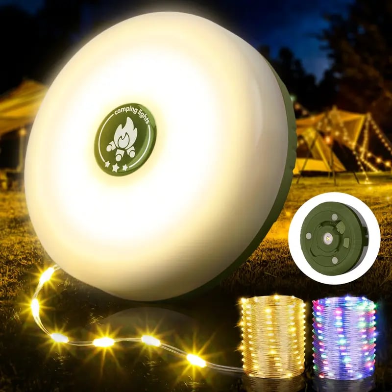 4 in 1 Camping String Lights