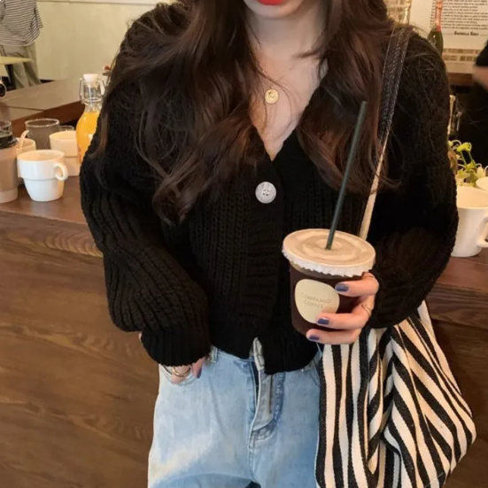 Women's Gentle Loose Knit Short Sweater