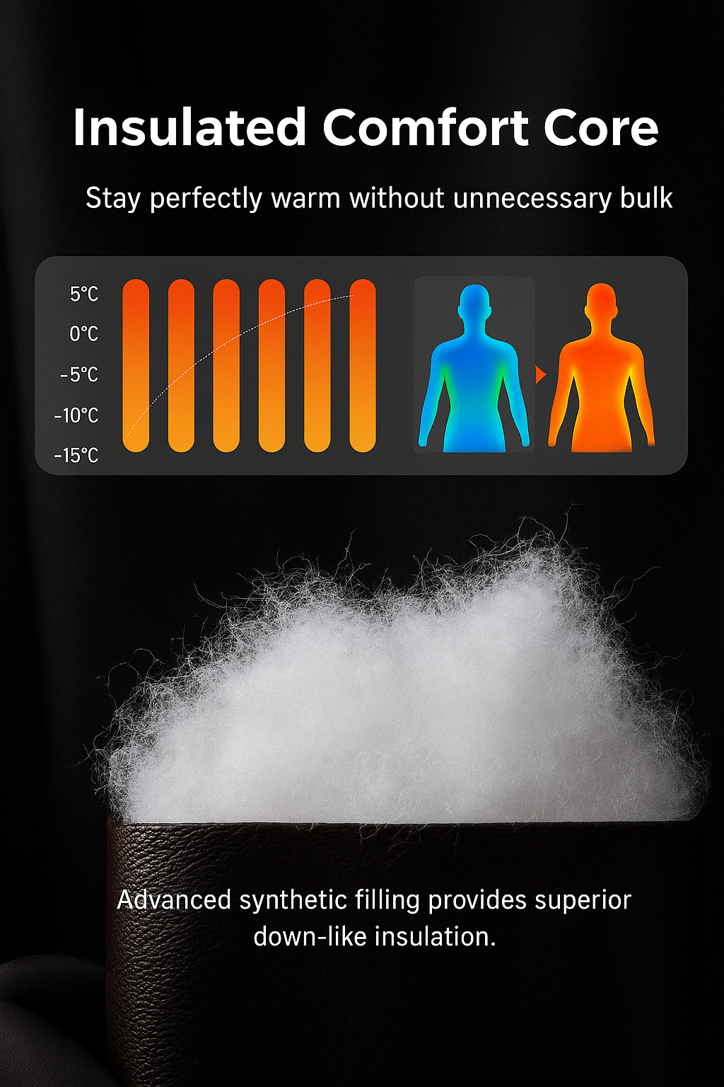 🧥 Men's Warm Patchwork Winter Hoodie